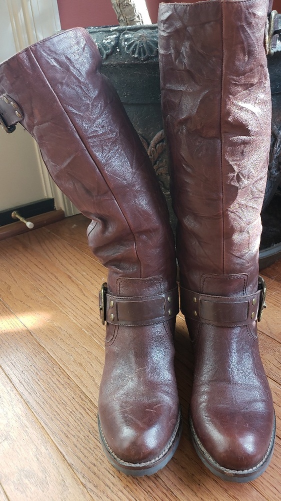 Jessica Simpson Brown Over The Calf Boots